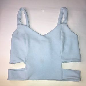 Woman’s Blue Crop Top